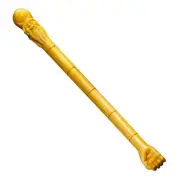 Boxwood Carved Back Scratcher Itch Hand Massage Health Care God Longevity Gift