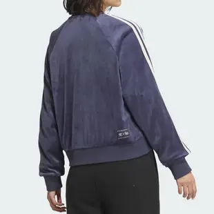 Adidas Originals 女款 藍色 絲絨 CNY新年款 舒適 運動 休閒 外套 IX4224