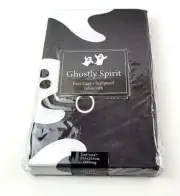 Benson Mills Ghostly Spirit Tablecloth Halloween Black 60 x 84 Seats 6-8