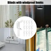 12/24Pcs Vertical Blind Clip Curtain Rails Mounting Clamp Window Valance Clip