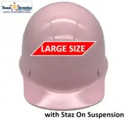 MSA Skullgard Large Cap Style with StazON Suspension - Custom Light Pink