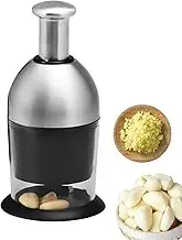 Garlic Chopper - Manual Vegetable Cutter,Multifunctional Non-Slip Food Processor for Onion Fruit Kitchen Counter Home Restaurant Meal Prep