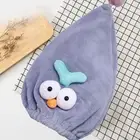 Personalized Quick Dry Towel Cartoon Quick Drying Head Wrap Bath Cap Bathroom