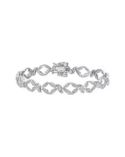 Rina Limor 10K 0.88 ct. tw. Diamond & White Sapphire Bracelet NoSize NoColor