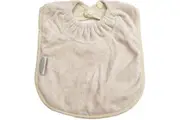 Silly Billyz: Towel Plain Large Bib - White Sand