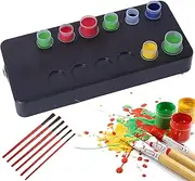 Wireless Vortex Mixer for Tattoo Ink & Paint – Compact Magnetic Stirrer Kit with 40 Cups & 200 Rods, Silent Lab Mixer for Nails, Dyes, Pigments