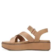 Naturalizer Women Balena Open Toe Ankle Strap Flat Sandal