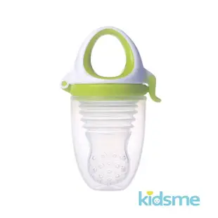 【kidsme】咬咬樂輔食器-風琴式不帶研磨器(容量+50%UP/水果棒/輔食器/學習餐具)