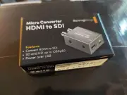 NEW NIB Blackmagic Design Micro Converter HDMI to SDI 3G Black Magic USB Powered
