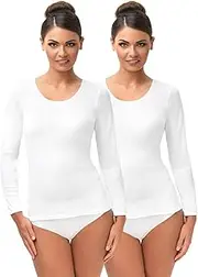 [e.Femme] Pack of 2 Luiza 15572 Women's Vests Cotton/Modal (Tencel)
