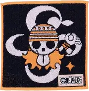 Marushin 6765010500 Mini Towel, One Piece Nami Pirate Flag, Characters, Antibacterial, Deodorizing, 100% Cotton