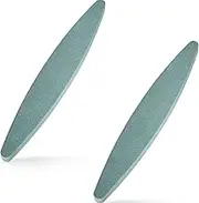 Chumia 2-Piece Garden Tool Sharpening Tool, Diamond Coated, 9 x 1.47 Inches, Gray