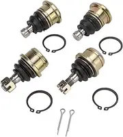 Car Ball Joints 4pcs Upper Lower Tie Rod End Set Swing Ball Joint Fit for ATV UTV Hisun 400 450 500 550 700 750 800cc Ball Joint Assembly