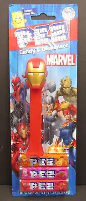 Marvel Pez Candy Dispenser Iron Man Carded with Candy Easter Basket Toy