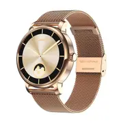 1.43 Inch Amoled Round Screen Steel Strap Smart Watch Supports Blood Oxygen Detection