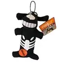 (Pack Of 20) Multipet Skeleton Skull 6 Inches Loofa Plush Dog Toy Squeaker