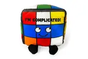 Punchkins I'm Complicated! Rubiks Cube Plush Stuffed Soft Cuddle Play Toy 15cm
