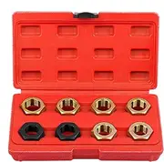 Thread Restorer Kit - Thread Restorer Kit Metric Chaser Set - Hex Tap Die Tapping Accessories Rethreading Repair Tool for Nuts & Screws
