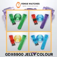 在飛比找蝦皮購物優惠-【VENUS 手錶】gdx6900 多色水晶透明錶帶/BEZ