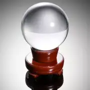 LONGWIN 100mm 3.94" D Quartz Crystal Ball Sphere Scrying Ball Photo Props