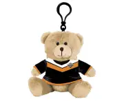 Wests Tigers NRL HANGING Plush Teddy Bear Bag Tag Sublimated Team Jersey