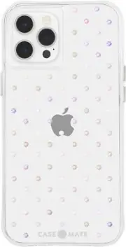Case-Mate iPhone 12 Pro Max Iridescent Gems Clear Phone Case for Women