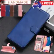 Flip Case Leather Wallet Card Cover For iPhone 16e 16 15 14 13 12 11 Pro Max XR
