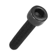60pcs Socket Head Cap Screws - [M6-1 x 30mm] Alloy Steel Hex Screw, Black