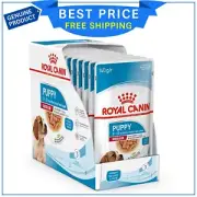 Royal Canin Medium Puppy In Gravy Pouches Wet Dog Food 10*140 Gms 1 Pack