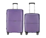 2pc Tosca Globetrotter Suitcase Travel Set - 20" & 29" Luggage - Purple