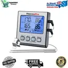 ThermoPro TP17 Dual Probe Meat Thermometer BBQ Grill Oven Cooking Timer LCD