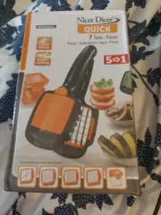 Nicer Dicer 5 in 1 Quick Vegetable and Fruit Cutter with Container and Lid