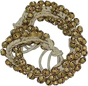 [White Whale you think, we bring] Whitewhale Handmade Indian Classical Ghungroo Dance Accessories Bharatnatyam, Kuchipudi, Odissi Ghungru For Dancer's Feet (75 bells + 75 bells)