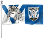 NRL Canterbury Bulldogs Pole Flag LARGE 1800 x 900mm Licensed (Pole not included)