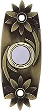 Vintage Finish Doorbell Switch Wired Lighted Doorbell Button Replacement Stylish Doorbell Component for Home