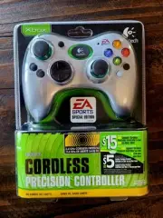 NEW Xbox Logitech EA Sports Precision Controller Wireless Silver NEW SEALED