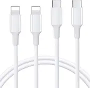 USB C to L Cable 2Pack 3FT Phone 11 L to USB-C Fast Charging Cable Compatible Phone 12 11/11 Pro/11 Pro Max/X/XS/XR/XS Max/8/8 Plus, Supports Power Delivery