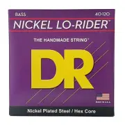 DR NLH5-40 Nickel LO-RIDER 5-String Bass - Nickel Plated Bass Strings, 5-String