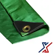 5 x 7 Green Color 10 Mil Heavy Duty Tarp / Canopy by X1Tools/Tarps