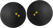 SUPVOX 2 Pack Professional Squash Balls Mini Size Racket Balls for Training Fitness