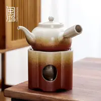 在飛比找ETMall東森購物網優惠-煮茶爐酒精燈明火加熱保溫陶瓷