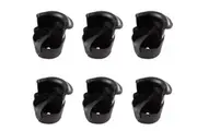Pool Snooker billiard Table Bucket Pockets Black Set of 6