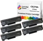 5 Pack Compatible Toner Cartridge Replacement for HP CE278A 78A (2,100 Pages) for HP Laserjet M1536dnf MFP Laserjet P1560 Laserjet P1566 Laserjet P1606dn