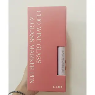 clio 氣墊粉餅贈品 塑膠紅酒杯 高腳杯 CLIO 塑膠杯