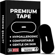 Transparent White Tape 30 Pcs - Hypoallergenic Tape for Sensitive Skin, Painless Removal, Breathable Comfortable to Exercise