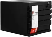 VUCICA Desktop Lockable File Cabinet, Drawer Storage Organization, A4 File Sorting and Classification (Color : B1)