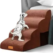 Pet Stairs for Small to Medium Dogs Waterproof Non Slip 2 Piece Set Lint Brush