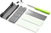 domoi M.2Pro 2280 NVMe Heatsink M.2Pro SSD Heatsink Thermal Pad Aluminum Heat Dissipation Band Thermal Pad Easy to Use for M2 2280 Ssd B