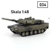 在飛比找蝦皮購物優惠-Tank 德國 Leopard 2 主戰坦克壓鑄模型 1 4