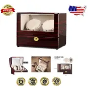 Premium Automatic Watch Winder with Dual Mabuchi Motors and Custom Settings